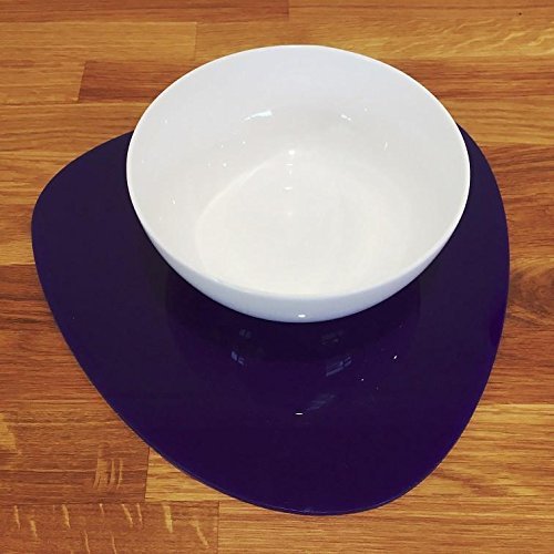 Super Cool Creations Pebble Placemat Set, Purple - Large - 6 Placemats