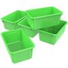 Storex Small Cubby Bin, Green view 1