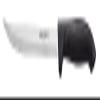 8" Tiger-Edge Slicer with Black Handle, White view 1