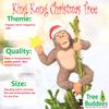 Tree Buddees King Kong Climbing The Tree Funny Christmas Tree Topper - Large 10" view 2