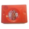Multipack - Set of 2 Children's Compartment Food Trays with Flatware - Red/Teal view 2