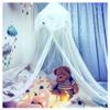 NYDECOR Mosquito Net Bed Canopy Netting Curtains Princess Stars Indoor Outdoor Dome Play Reading Nook Tent for Girls Boys Kids Single Twin Full Queen Size Bed, White view 1