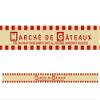 Cotta 1708 Stickers, Candy Market, Red, Brown, 0.6 x 7.9 inches (1.4 x 20 cm), Pack of 100 view 1