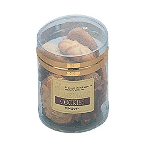 Cotta 65883 PET Cylindrical Case, Diameter 3.1 x Height 2.8 inches (80 x 70 mm), Lid Included, Transparent, 0.3 x 2.8 inches (8 x 7 cm),