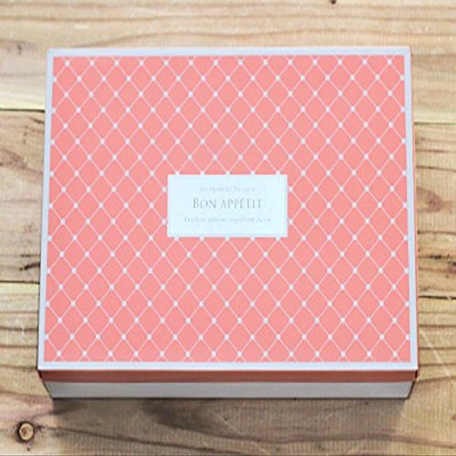 Cotta 90308 Bon Appetit Gift Box, Salmon Pink, 9.4 x 6.3 x 2.4 inches (24 x 16 x 6 cm), Pack of 10