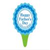 Cotta 70037 Father's Day Picks, Flower Shape, Blue, Green, 1.1 x 1.5 inches (2.8 x 3.8 cm), Pack of 100 view 1