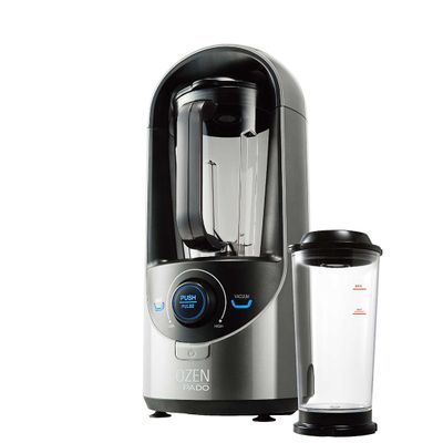 Pado Ozen 310 Vacuum Blender, Countertop Kitchen Blender for Nutrient Dense Smoothie Blends That Don't Separate, Plus Extra Vacuum Storage Container-Silver