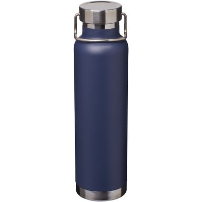 Avenue Thor Copper Vacuum Insulated Bottle (10.7 x 2.8 inches) (Navy)