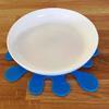 Super Cool Creations Splash Placemat Set, Bright Blue - Large - 6 Placemats view 2