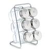Zeller Spice Rack 7 Pieces Glass/Stainless Steel view 2