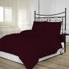 RBS Bedding's 650 Thread Count 1pc Comforter (100 GSM Microfiber Fill Box Stitched) Emperor Size(92 x 116 inches), Wine Stripe 100% Egyptian Cotton view 2