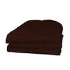 RBS Bedding's 650 Thread Count 1pc Comforter (100 GSM Microfiber Fill Box Stitched) Hospital Twin Size(64 x 86 inches), Chocolate Solid 100% Egyptian Cotton view 1
