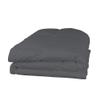 RBS Bedding's 650 Thread Count 1pc Comforter (100 GSM Microfiber Fill Box Stitched) Hospital Twin Size(64 x 86 inches), Elephant Grey Solid 100% Egyptian Cotton view 1