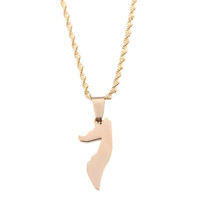 Somalia Necklace Pendant For Women African Jewelry (Gold Color)