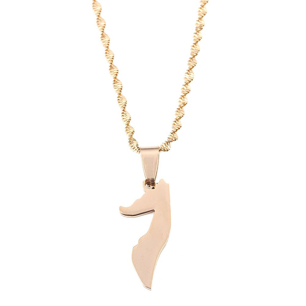 Somalia Necklace Pendant For Women African Jewelry (Gold Color)