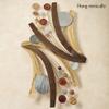 Touch of Class Influence Abstract Metal Wall Sculpture - Multi Metallic - Handcrafted Steel - Bronze, Gold, Silver, Copper - Contemporary Style Art - Circular Designs - Modern Decor for Bedroom view 4