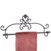Touch of Class Aldabella Scroll Wall Mount Towel Bar - Metal - Tuscan Slate Finish - 24 Inch Wide Rack for Bathroom, En Suite, Kitchen, Bar, Restaurant - Decor for Organization & Ease view 1