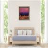 2017 Great Solar Eclipse Over Portland, Oregon Rustic Metal Print on Reclaimed Barn Wood from Photograph by Steve Terrill 17" x 23" view 3