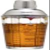 14 oz Recipe Glass Cocktail Shaker With Jigger & Strainer Top - Includes 6 Cocktail Drink Recipes (Wine Theme) view 1