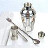 14 oz Recipe Glass Cocktail Shaker With Jigger & Strainer Top - Includes 6 Cocktail Drink Recipes (Wine Theme) view 3