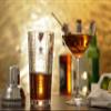 14 oz Recipe Glass Cocktail Shaker With Jigger & Strainer Top - Includes 6 Cocktail Drink Recipes (Wine Theme) view 4