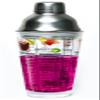 14 oz Recipe Glass Cocktail Shaker With Strainer Top - Includes 6 Cocktail Drink Recipes (Vodka Theme) view 1