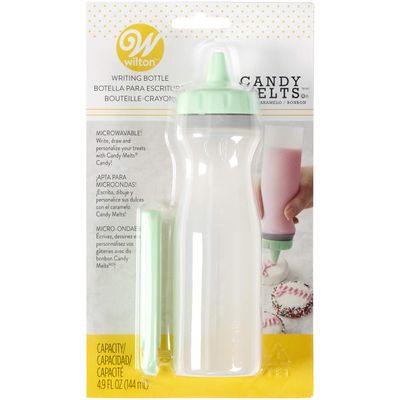Wilton Candy Melts Writing Bottle, Silicone, Clear