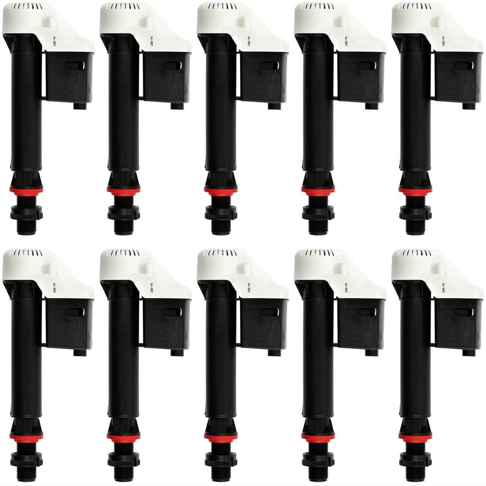 (10-Pack) - Korky 528 QuietFILL Platinum Fill Valve - NO Refill Adjusters (Contractor Pack)