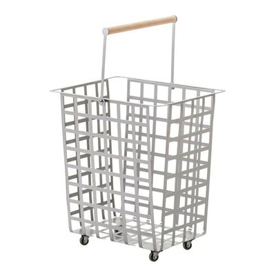 DON HIERRO - ZESTA - Multi-functional rolling basket with handle - Gray