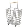 DON HIERRO - ZESTA - Multi-functional rolling basket with handle - Gray view 1