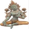 Exotic India Tibetan Buddhist Deity Green Tara - Brass Statue view 1