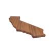BambooMN California Silhouette Bamboo Serving and Cutting Board - Flight Rack Size - 10 Units view 3