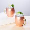 True Moscow Mule Mug, Stainless Steel, Copper Cups for Moscow Mules, Copper Bar Cart Accessories, 16 oz, Set of 2 view 4