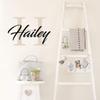 A Kids Name in the room/Kids room/Nursery decal/Custom name sticker/Personalized Wall Decal/Baby Name Decal/Initial view 2