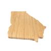 BambooMN Georgia Silhouette Bamboo Serving and Cutting Board - 30 Units - 10" x 11" x 0.6" view 2