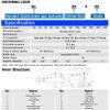 Heschen Pneumatic Standard Cylinder SC 40-250, PT1/4'' Port, 40mm Bore, 250mm Stroke, Single Rod Double Action view 4