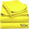 400 Thread Count 4-Piece Sheet Set Super Single (48 x 84) Yellow Solid Fit Up to 28" Deep Mattress 100% Egyptian Cotton. view 2