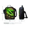 ANYFOCUS 3D Airplane Print Kids Lunch Bag Durable Insulated Lunchbox Small Black Lunch Box for Children Boys Girls Customized Cooler Bag with Adjustable Shoulder Strap view 2