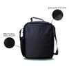 ANYFOCUS 3D Airplane Print Kids Lunch Bag Durable Insulated Lunchbox Small Black Lunch Box for Children Boys Girls Customized Cooler Bag with Adjustable Shoulder Strap view 4