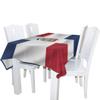 Dominican Republic Flag Polyester Tablecloth Table Cover for Dinner Party Picnic Kitchen Home Decor, Multi view 2