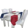 Dominican Republic Flag Polyester Tablecloth Table Cover for Dinner Party Picnic Kitchen Home Decor, Multi view 3