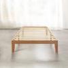 Mellow Naturalista Classic 12-Inch Solid Wood Platform Bed | Wooden Slats, No Box Spring Needed, Easy Assembly | Twin, Natural Pine view 3