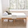 Mellow Naturalista Classic 12-Inch Solid Wood Platform Bed | Wooden Slats, No Box Spring Needed, Easy Assembly | Twin, Natural Pine view 4