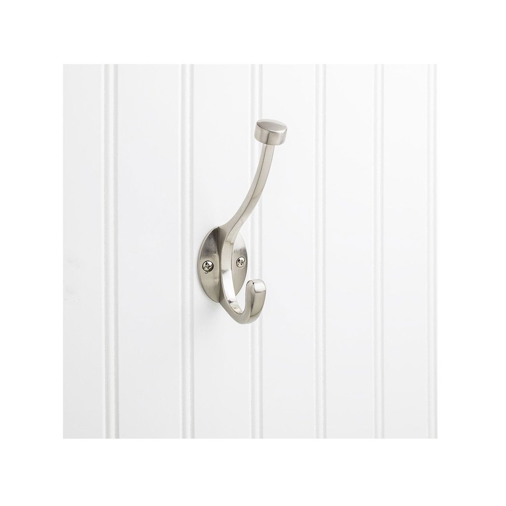 Elements YD60-550SN Double Wall Mount Decorative Hook, Satin Nickel
