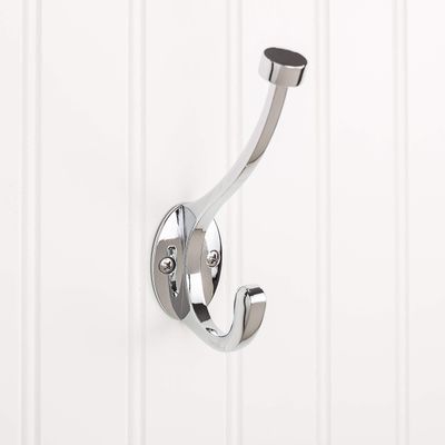 Elements YD60-550PC Double Wall Mount Decorative Hook, Polished Chrome
