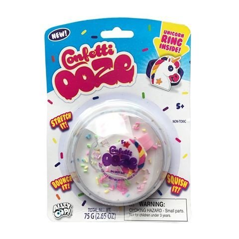 Alley Oop! Confetti Ooze with Unicorn Ring Inside