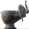 Exotic India Lamp with Elephant Head - Brass Sculpture - Color Antique Color view 2
