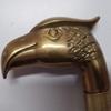 Shaheera Nautical Antique Brass Eagle Head Walking Stick Cane Handle Top Topper A view 4