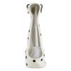 Allure Home Creation Dalmatian Dog White & Black 2-Piece Ceramic Toilet Brush Holder w/White Plastic Handled Scrub Brush, 9.4 x 5.3 x 16.7 view 2