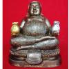 Home Buddha Jewelry Amulet 7" Thai Buddha Amulets Magic Sangkajai Miracle Rich Lucky Happy Buddha Real Pendant by Lp Hong Prompaanyo view 2